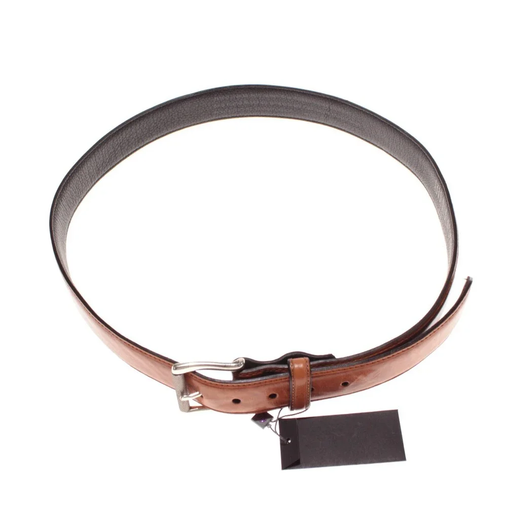 Bill Lavin NWT Classic Belt Size 40 US in Solid Brown Leather
